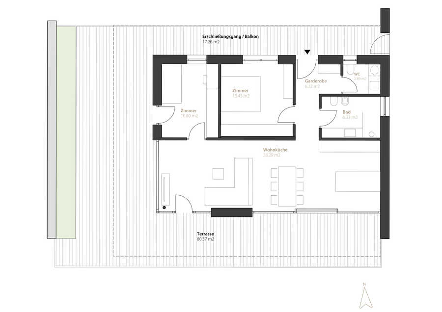 Exklusives Penthouse mit Eckterrasse und unvergleichlicher Aussicht -  7